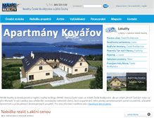 Tablet Screenshot of mane-reality.cz